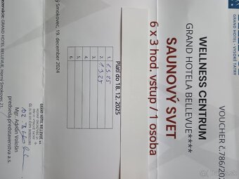 Vstup do wellness Grandhotel Bellevue - 2