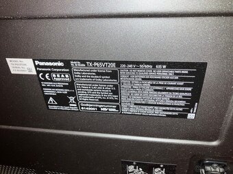Panasonic tx-p65vt20e - velka uhlopriecka 165cm - 2