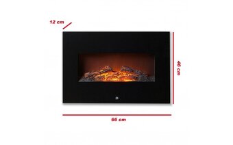 Predám elektricky LED Krb Memphis - vypredaj - 2