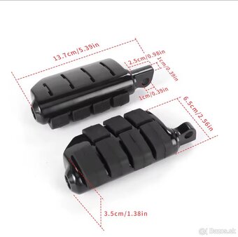 Stupačky predné čierne - 2