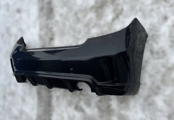 Zadný nárazník Peugeot 207 černý - 2