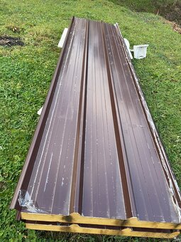 PIR panel trapez RAL 8017 hnedy 2 kusy - 2