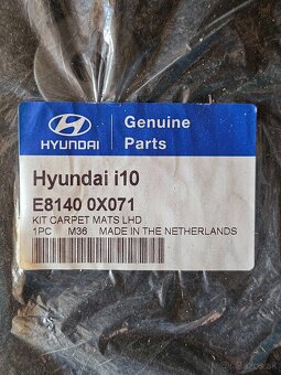 Rohože Hyundai i10 - 2
