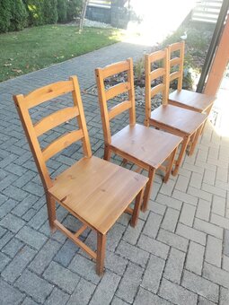 Drevené stoličky Ikea - 2