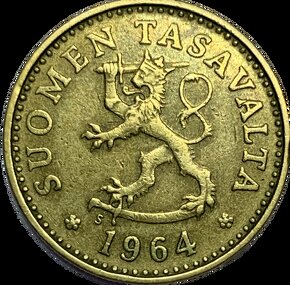 Predám 10 penniä 1964 Fínsko - 2