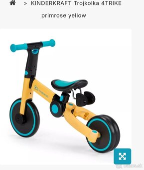 Odrážadlo / trojkolka KINDERKRAFT 4TRIKE - 2