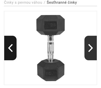 Hexagonalne činky 2x10kg =70€ - 2