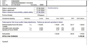 Elektrická trojkolka Runner 500 Plus SL Li-lon + sedačka - 2