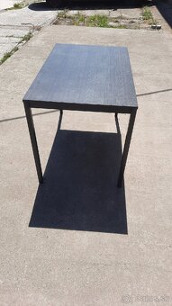 Stôl IKEA – jednoduchý, čierny – 7 ks - 2