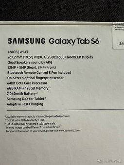 SAMSUNG GALAXY TAB S6 128GB - 2