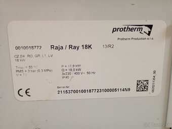 Protherm raja 18 K - 2