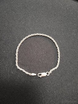 Strieborný náramok a retiazka 925 - 2
