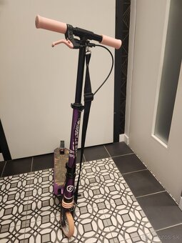 Detská kolobežka OXELO MID 5 fialová - 2