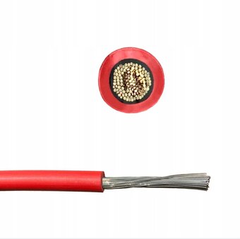 Solárny kábel 6mm červený - 2
