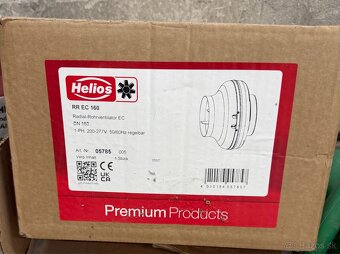 Helios - potrubný ventilátor 2ks - 2