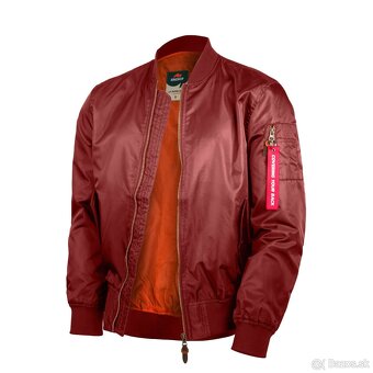 Predám Bombera Rinokor Light burgundy S - 2