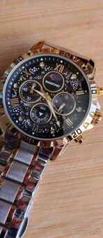 perfektní chronograf,hodinky BINDBOND,vše plně funkční,s box - 2