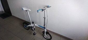 Predám skladací bicykel 14" kolesa. Servisovany.Na výšku 13 - 2