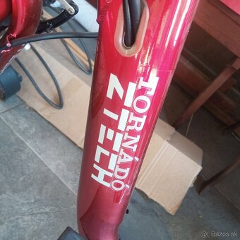 Trojkolesový elektrický bicykel Tornádo ZTECH, červený - 2