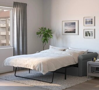 Sofa bed GRÖNLID od IKEA sivá - 2