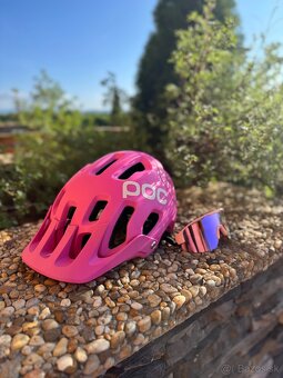 Predám dámsku prilbu POC Tectal – Actinium Pink Matt - 2