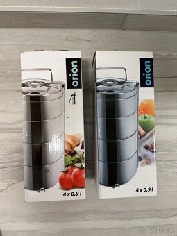 Nerezový obedár Orion termo 4x0,9 - 2