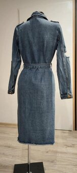 Dámsky riflovy kabát - 2