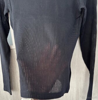 Cierne priesvitne tricko - 2