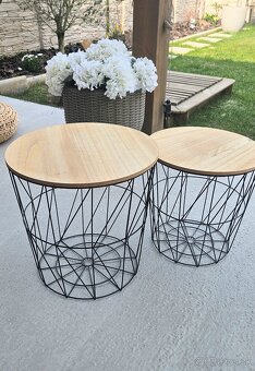 2x príručný stolik - 2