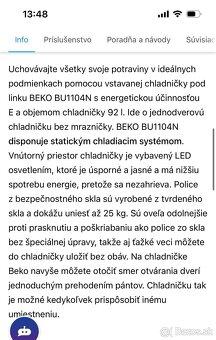 Mala chladnička Beko - 2