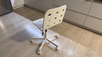 IKEA Jules otočná stolička biela - 2