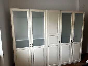 Šatníková skriňa - prírodná biela - 2
