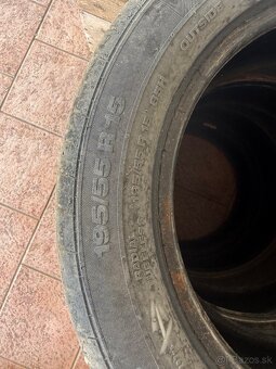 Predám 4 ks letné pneumatiky 195/55 R15 - 2