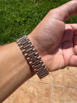 Rolex Day Date. Rose gold - Olive 1:1 40mm - 2