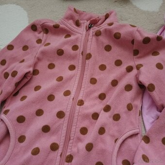 Mikina flísová Tchibo 116, HM šaty, tepláková súprava, teáky - 2