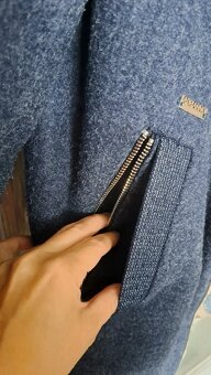 Krásny modrý - teplý kabát veľ. 42 - 2