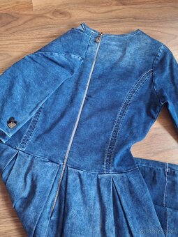 Dámske riflove šaty - 2