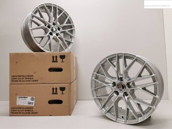 8J R18 5x112 ET39 Škoda Superb, Karoq alu disky 1235 - 2