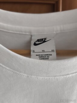 Predám pánske tričko Nike Air XL biele - 2