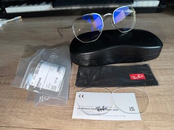 NOVÉ RayBan Hexagonal Silver okuliare PC 130€ - 2