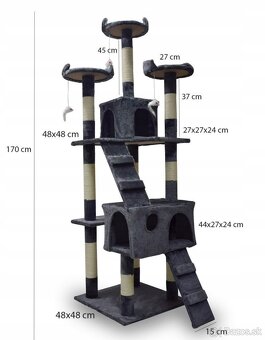 Škrabadlo pre mačky 170cm - 2