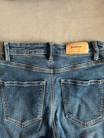 Modré skinny jeans - 2