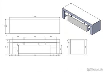 Komoda pod TV / TV stolík - 2