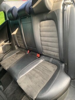 Kozene sedadla stred alcantara vw passat B6 - 2