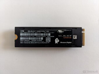 Western Digital Black SN850 1TB Heatsink, M.2 2280, NVMe - 2