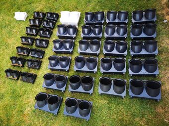 Kvetináče na stenu priemer 14cm, výška 15cm - 2