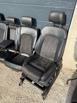 Predám polokožené sedadla Audi q7 s-line 4L . Vyhrievané - 2