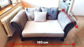 Dvojdielna sedacia súprava - TOP stav - 2