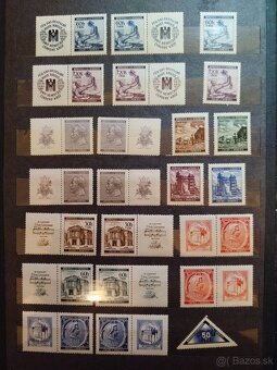 Protektorát Čechy a Morava - zostava známok - 2