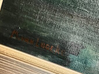 2 starozitne malovane obrazy na predaj - 2